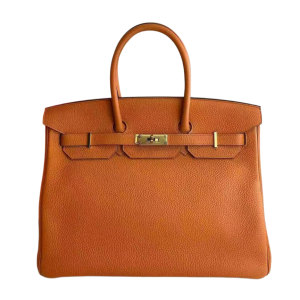 Hermès Birkin  35 Orange Feu 9J Togo 2015 T