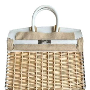 Hermès Birkin Picnic 25 Nata I2 Swift, Wicker 2024 W