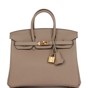 Hermès Birkin  25 Gris Tourterelle 81 Togo 2022 U