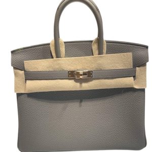 Hermès Birkin  25 Gris Meyer 0L Togo 2024 W