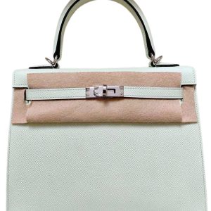 Hermès Kelly Sellier 25 Vert Fizz 0S Epsom 2023 B