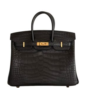 Hermès Birkin Verso & HSS 25 Black 89, Rose Mexico 0D Alligator Matt 2024 B