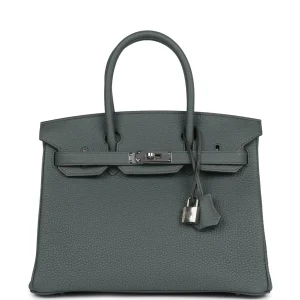 Hermès Birkin  30 Vert Amande 63 Togo 2019 D