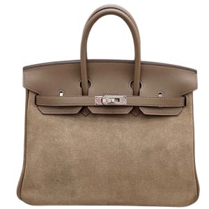 Hermès Birkin  25 Etoupe  18 Grizzly, Swift 2024 W