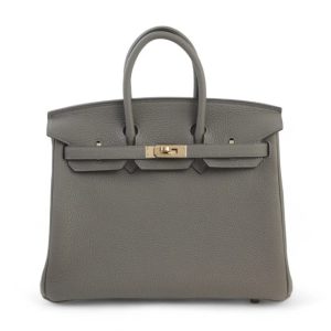 Hermès Birkin  25 Gris Meyer 0L Togo 2024 W