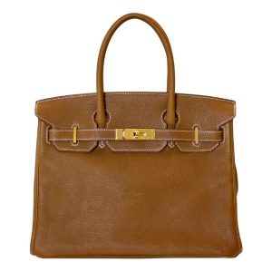 Hermès Birkin  30 Gold 37 Barenia 2023 B