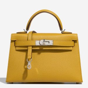 Hermès Kelly HSS & Verso & Sellier 20 Jaune Ambre 9D Chevre Myzore 2024 B