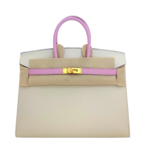 Hermès Birkin Bicolor & HSS & Sellier 25 Craie  10, Mauve Sylvestre X9 Epsom 2024 W