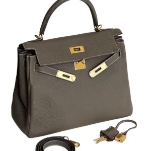 Hermès Kelly  28 Etoupe  18 Togo 2021 Z