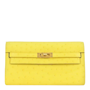 Hermès Kelly To Go Lime 9R Ostrich 2021 Z