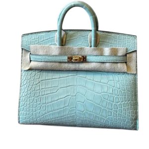 Hermès Birkin  20 Vert d'eau 6J Alligator Matt 2024 W