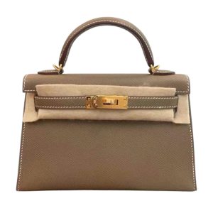 Hermès Kelly Sellier 20 Etoupe  18 Epsom 2024 W