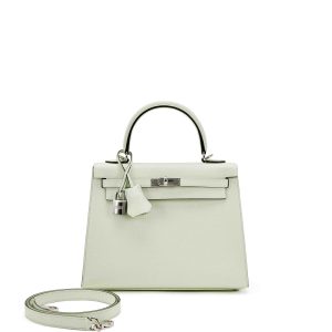 Hermès Kelly Sellier 25 Vert Fizz 0S Epsom 2022 U
