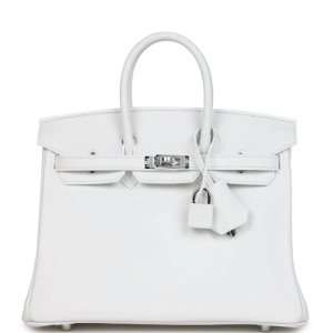 Hermès Birkin  25 New White 0U Swift 2024 W