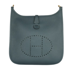 Hermès Evelyne  Mini Vert Cypres 6O Clemence 2024 W