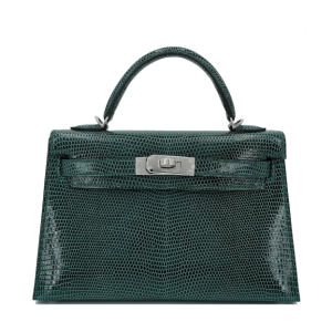 Hermès Kelly  20 Vert Fonce 67 Lizard 2022 U