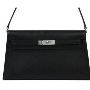 Hermès Kelly Elan & Sellier Black 89 Chèvre Chamkila 2024 W