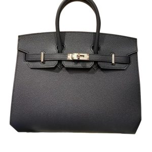 Hermès Birkin Sellier 25 Black 89 Epsom 2024 W