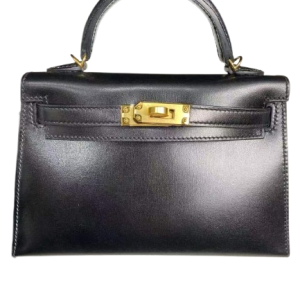 Hermès Kelly  20 Black 89 Box 2023 B