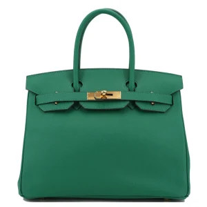 Hermès Birkin  30 Vert Vertigo U4 Epsom 2018 C