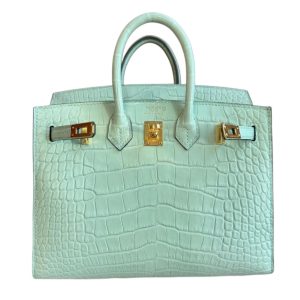 Hermès Birkin Sellier 20 Vert d'eau 6J Alligator Matt 2024 W