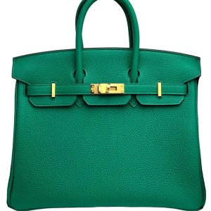 Hermès Birkin  25 Vert Vertigo U4 Togo 2024 W