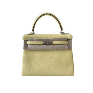 Hermès Kelly  25 Jaune Poussin 1Z Togo 2024 W
