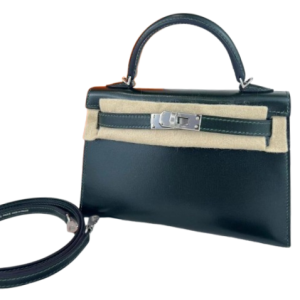 Hermès Kelly Sellier 20 Vert Fonce 67 Box 2022 U