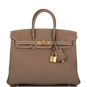 Hermès Birkin  25 Etoupe  18 Togo 2024 W