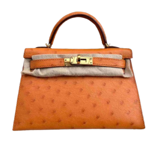Hermès Kelly  20 Apricot I9 Ostrich 2020 Y