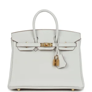 Hermès Birkin  25 Gris Pale M4 Togo 2020 Y