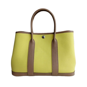 Hermès Garden Party  30 Biscuit 01P, Jaune Citron 9N Negonda 2023 B