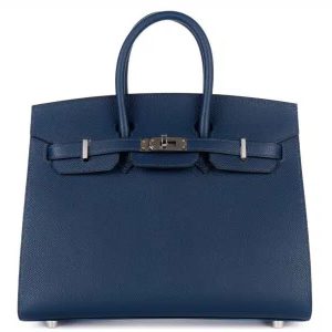 Hermès Birkin Sellier 25 Blue de Prusse  7P Epsom 2024 W