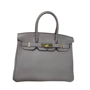 Hermès Birkin  30 Gris Etain 8F Togo 2017 A