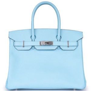 Hermès Birkin  30 Blue Celeste 7N Epsom 2022 U