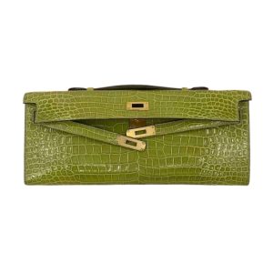 Hermès Kelly Cut Cumin 2P Alligator Shiny 2016 X