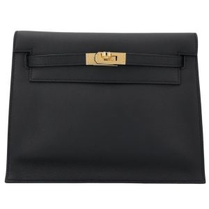 Hermès Kelly Danse Black 89 Swift 2023 B