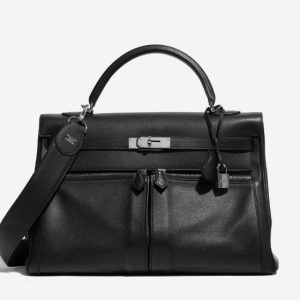 Hermès Kelly Lakis 35 Black 89 Swift 2009 M