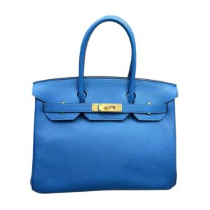 Hermès Birkin  30 Blue Zanzibar  B3 Epsom 2019 D