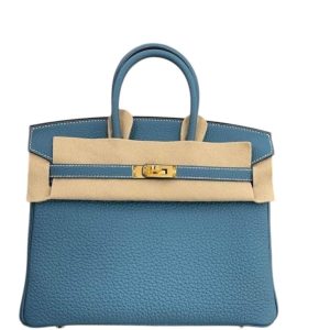 Hermès Birkin  25 Blue Jean  75 Togo 2024 W