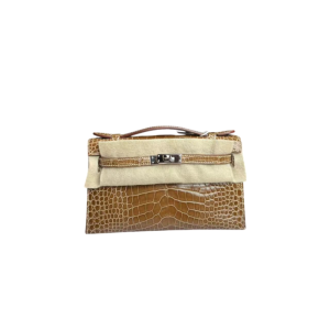 Hermès Kelly Pochette N/A Ficelle 17 Alligator Shiny 2015 T