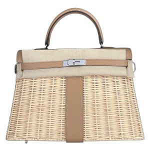 Hermès Kelly Picnic 35 Chai 0M Osier, Swift 2023 B
