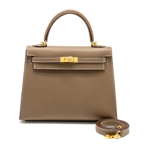 Hermès Kelly Sellier 25 Etoupe  18 Epsom 2024 W