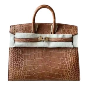 Hermès Birkin Sellier 20 Gold 37 Alligator Matt 2024 W