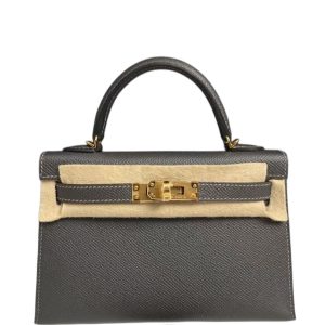 Hermès Kelly Sellier 20 Graphite 88 Epsom 2024 W