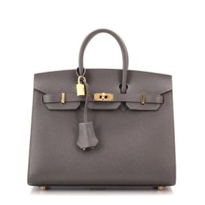 Hermès Birkin Sellier 25 Graphite 88 Epsom 2022 U