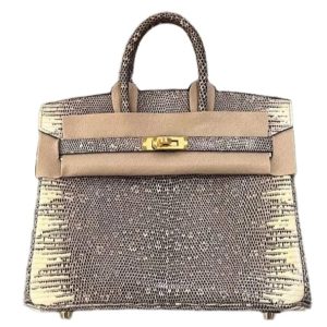 Hermès Birkin  25 Ombre 1B Lizard 2022 U