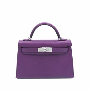 Hermès Kelly  20 Anemone P9 Chevre Myzore 2021 Z
