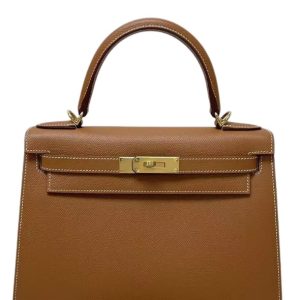 Hermès Kelly Sellier 28 Gold 37 Epsom 2021 Z