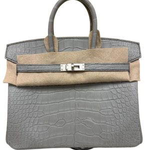 Hermès Birkin HSS 25 Gris Pearl 80 Alligator Matt 2024 W